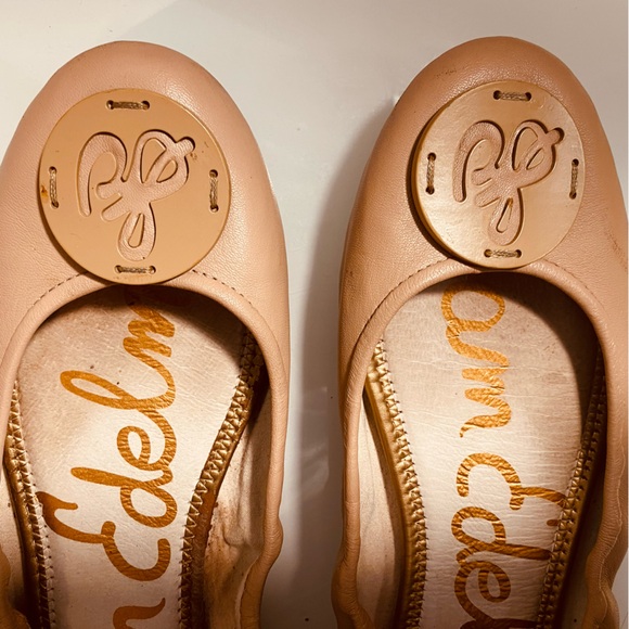 Sam Edelman Tan Leather Soft Comfy Business/ Casual Everyday Ballet Flats SZ 9M - Picture 8 of 10